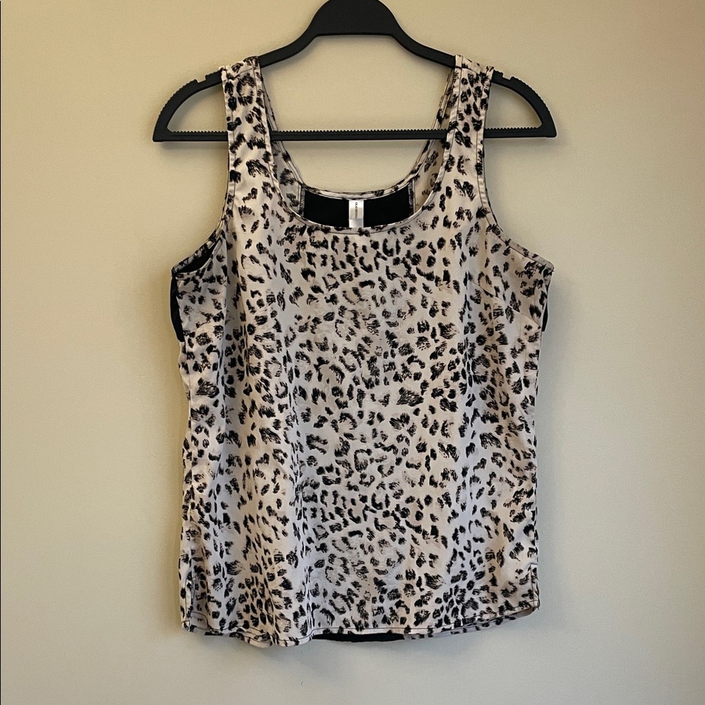Warehouse One Leopard Print Tank Top Size L